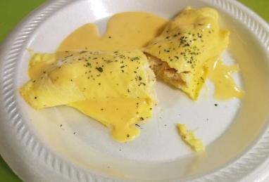 Seafood Omelets with Creamy Cheese Sauce Photo 1