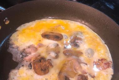 Mushroom, Scallion, and Cheese Omelet Photo 1