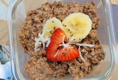 Peanut Butter Chocolate Overnight Oats Photo 1