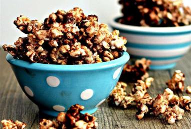 Dark Chocolate Popcorn Photo 1