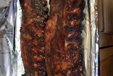 Sweet Smoked Pork Ribs Photo 1