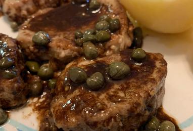 Pork Medallions with Balsamic Vinegar and Capers Photo 1