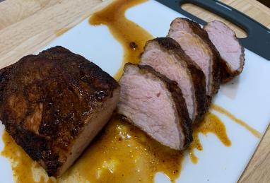 Grilled Pork Tenderloin with Balsamic Honey Glaze Photo 1