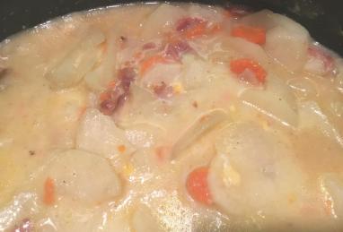 Creamy Slow Cooker Potato Cheese Soup Photo 1