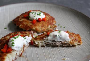 Sausage-Stuffed Potato Pancakes Photo 1