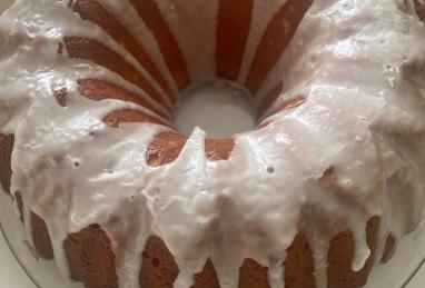 Cream Cheese Pound Cake with Lemon Glaze Photo 1