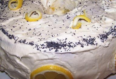 Ukrainian Sour Cream Poppy Seed Cake Photo 1