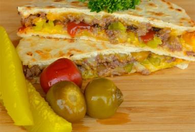 Cheeseburger Quesadilla Photo 1