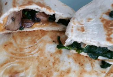 Spinach and Mushroom Quesadillas Photo 1