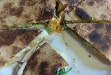 Spinach Whole Wheat Quesadillas Photo 1