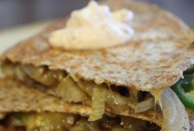 Caramelized Onion and Jalapeño Quesadillas Photo 1