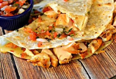 Cherry Wood-Smoked Chicken Breast Quesadillas with Pico de Gallo Photo 1