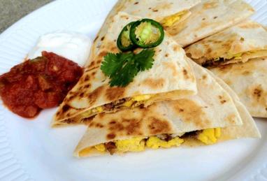 Spicy Breakfast Quesadillas Photo 1