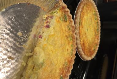 Creamy Ham and Cheese Quiche Photo 1