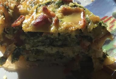 Spinach and Bacon Quiche Photo 1