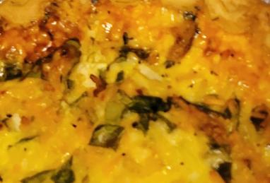 Spinach Quiche with Chicken Photo 1