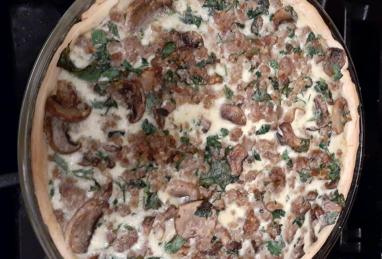 Sausage Mushroom Quiche Photo 1