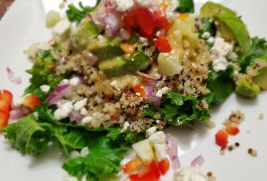 Kale, Quinoa, and Avocado Salad with Lemon Dijon Vinaigrette Photo 1