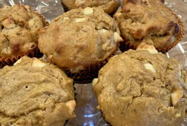 White Chocolate Pumpkin Spice Muffins Photo 1