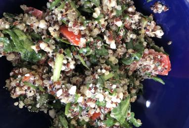 Spinach, Tomato, and Feta Quinoa Salad Photo 1