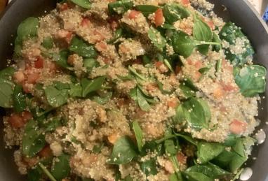 Carrot, Tomato, and Spinach Quinoa Pilaf Photo 1