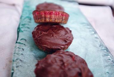 Vegan Raspberry Chocolate Tarts Photo 1