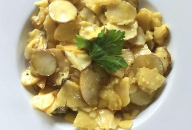 Vegan Raw Sunchoke Salad with Apples Photo 1