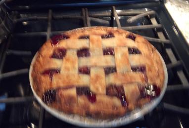 Cherry Rhubarb Pie Photo 1