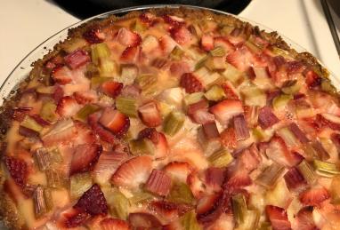 Chef Neal's Strawberry-Rhubarb Sour Cream Pies Photo 1