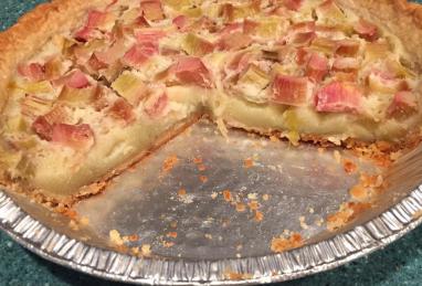 Rhubarb Custard Pie Photo 1