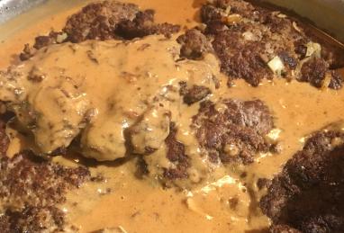 Scrumptious Salisbury Steak in Mushroom Gravy Photo 1