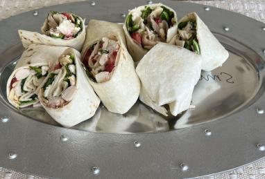 Rotisserie Chicken Wrap with Strawberries Photo 1