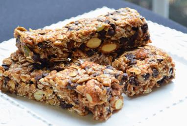 Chocolate Chip Coconut No-Bake Granola Bars Photo 1