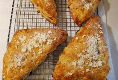 Raspberry-White Chocolate Scones Photo 1