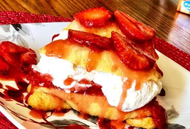 Strawberry Crescent Roll Shortcake Photo 1