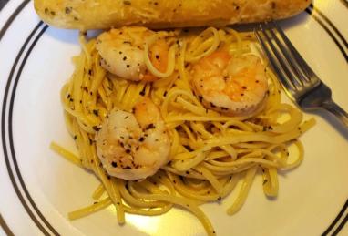 Shrimp Scampi with Linguini Photo 1