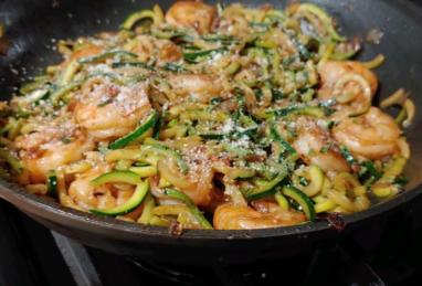 Zucchini Noodle Shrimp Scampi Photo 1