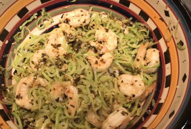 Keto Shrimp Scampi with Broccoli Noodles Photo 1