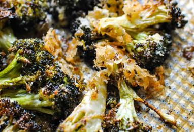 Lemon Parmesan Roasted Broccoli Photo 1