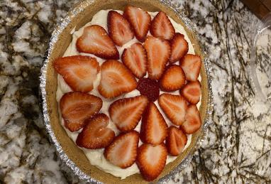 No Bake Sugar Free Strawberry Cheesecake Photo 1