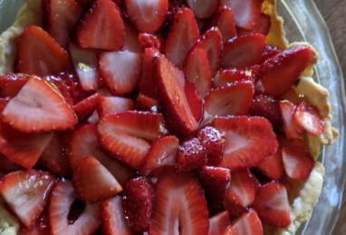 Strawberry Cheese Pie Photo 1