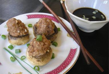 Chinese Style Stuffed Mushrooms Photo 1