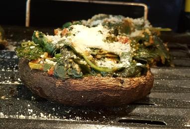 Spinach Stuffed Portobello Mushrooms with Avocado Photo 1