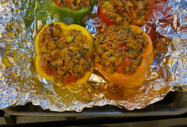 Stuffed Peppers with Turkey and Vegetables Photo 1