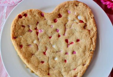 Giant Heart-Shaped Pan Cookie Photo 1