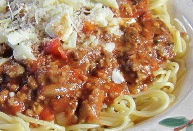 Ground Sausage Spaghetti Photo 1