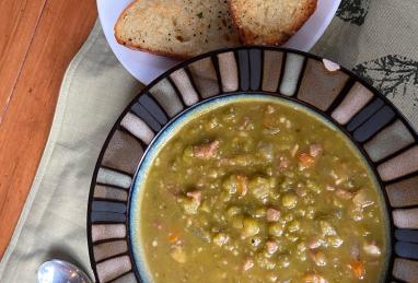 Slow Cooker Split Pea Sausage Soup Photo 1