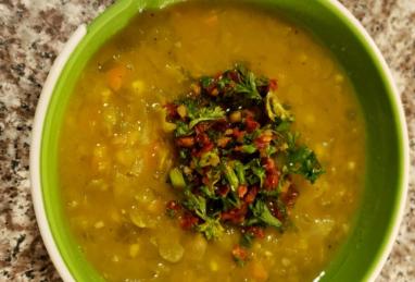 Split Pea Soup with Sun-Dried Tomato Gremolata Photo 1