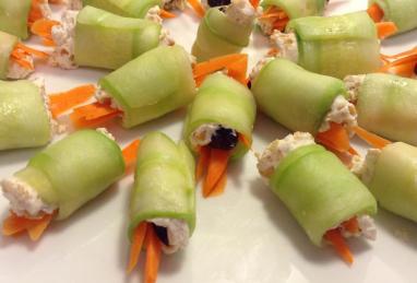 Mini Cucumber Sushi Rolls Photo 1