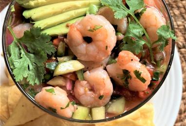 Authentic Mexican Shrimp Cocktail (Coctel de Camarones estilo Mexicano) Photo 1